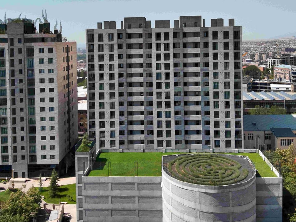 Property building, Garden
