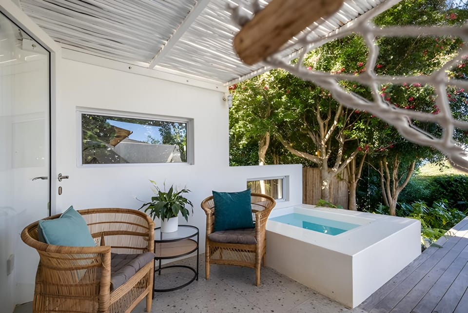 Patio, Seating area, Pool view, Swimming pool