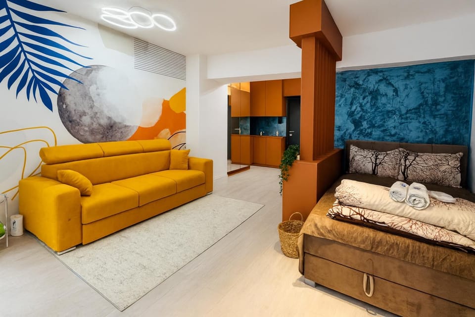 Moon Charm Studio Apartment in Bucharest