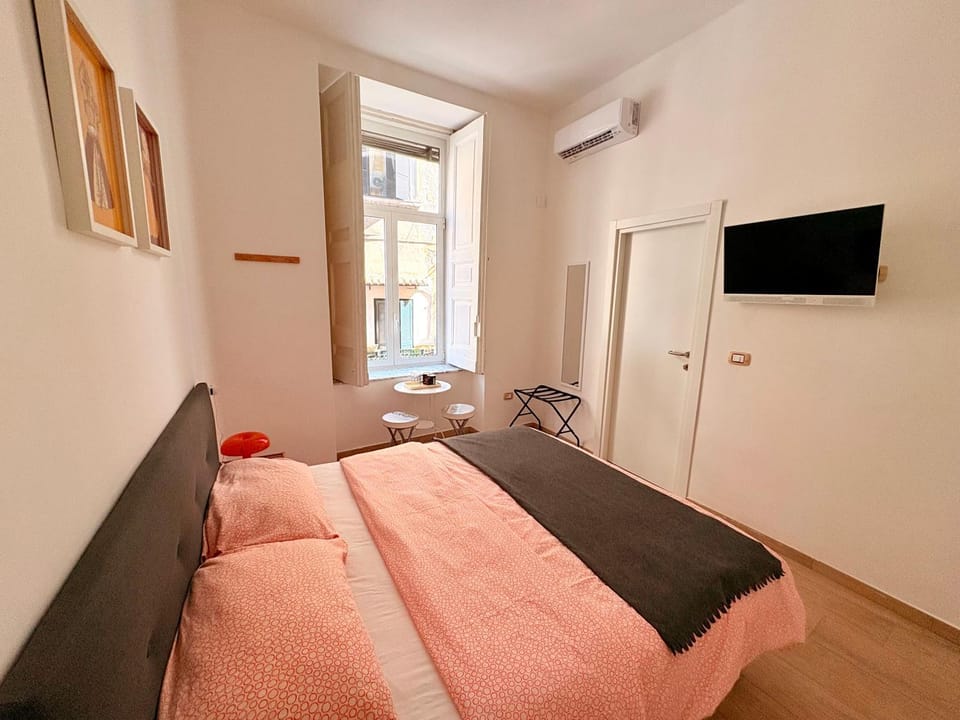 Bed, TV and multimedia, air conditioner