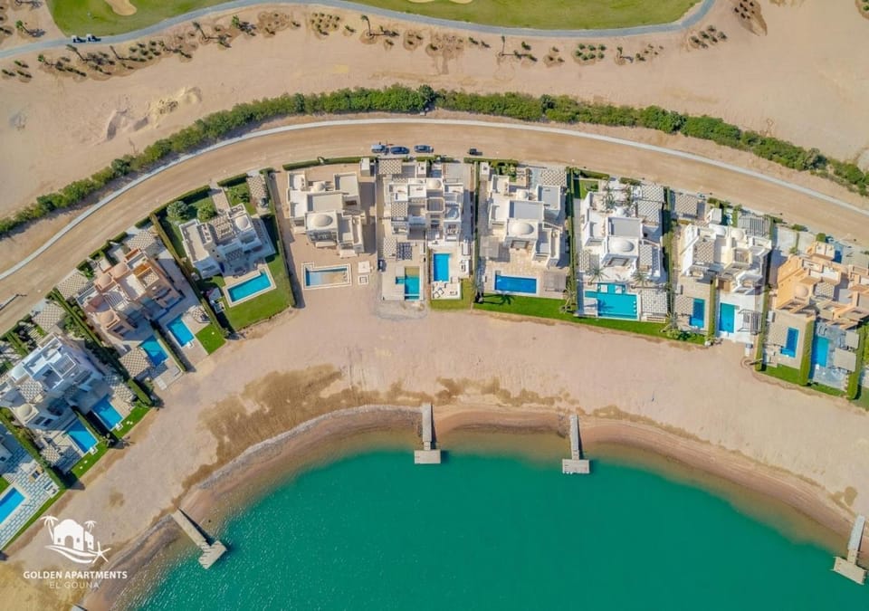 Ancient Sands 3BR Twin Villa with a Private Patio Heated Swimming Pool & Lagoon Access Villa in Hurghada