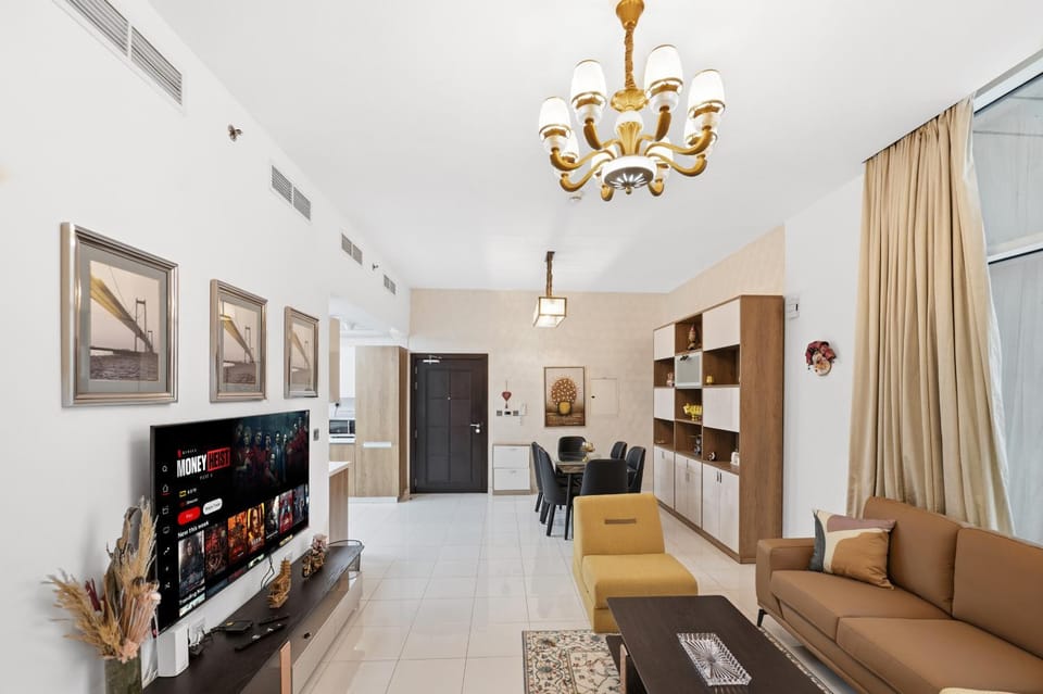 Modern 2BDR Stay-Near Metro-Al Furjan Apartment in Dubai