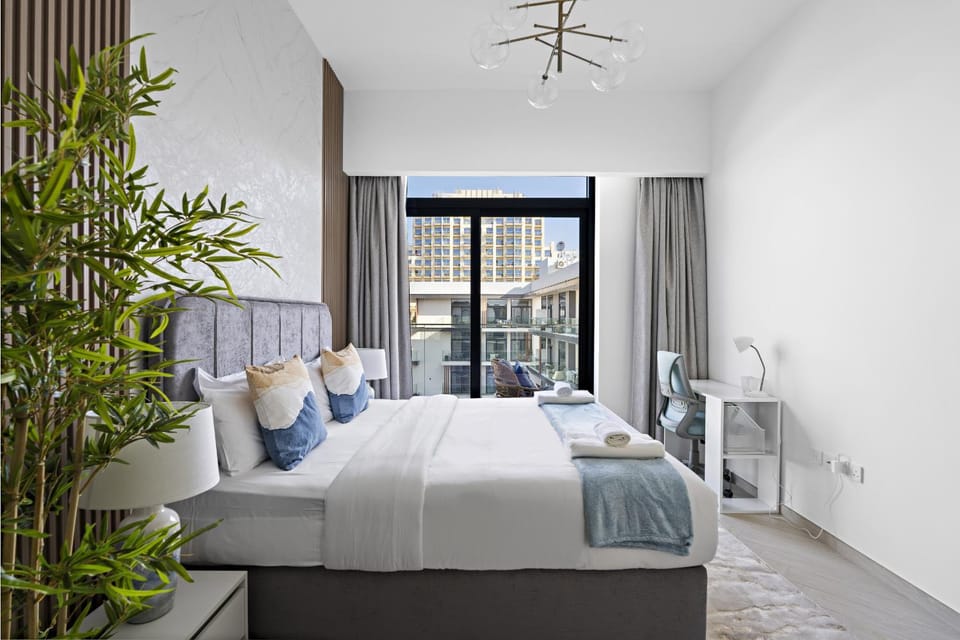 VayK - Contemporary 1BR in a New JVC Community Apartment in Dubai