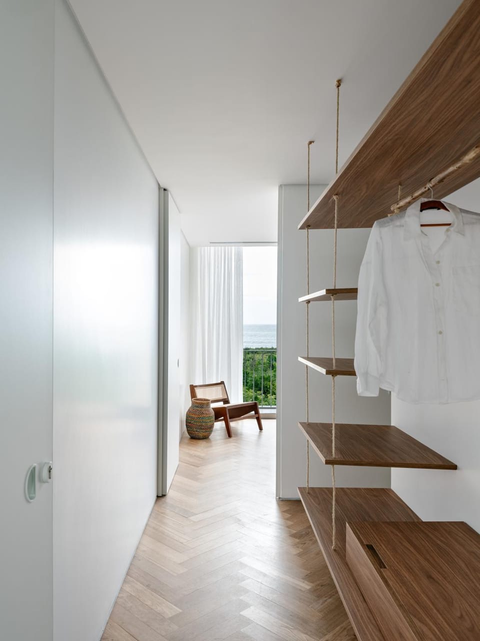 Bedroom, Sea view, wardrobe