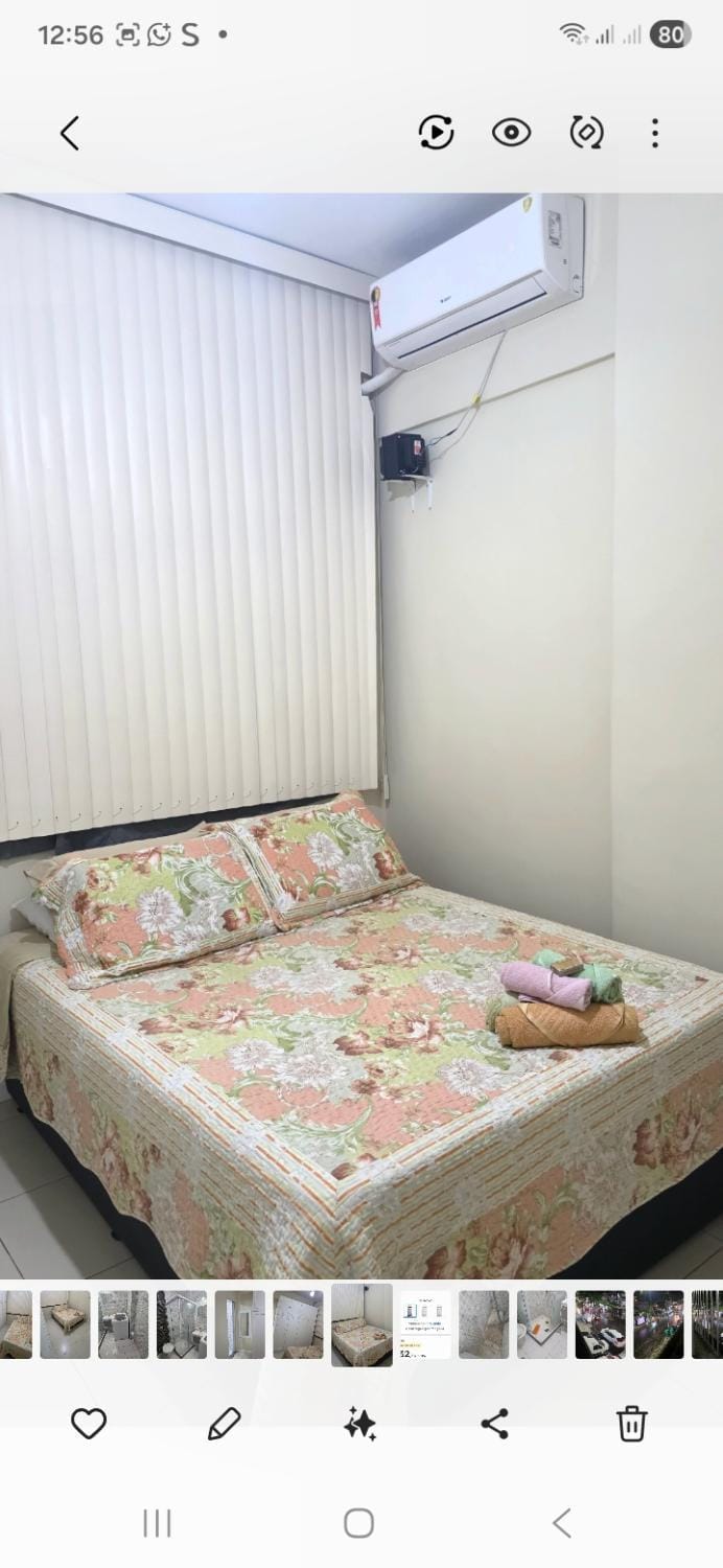 Photo of the whole room, Bedroom, air conditioner