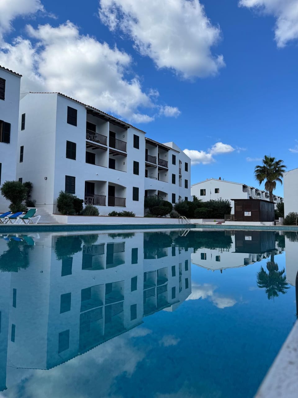 Property building, Living room, Swimming pool