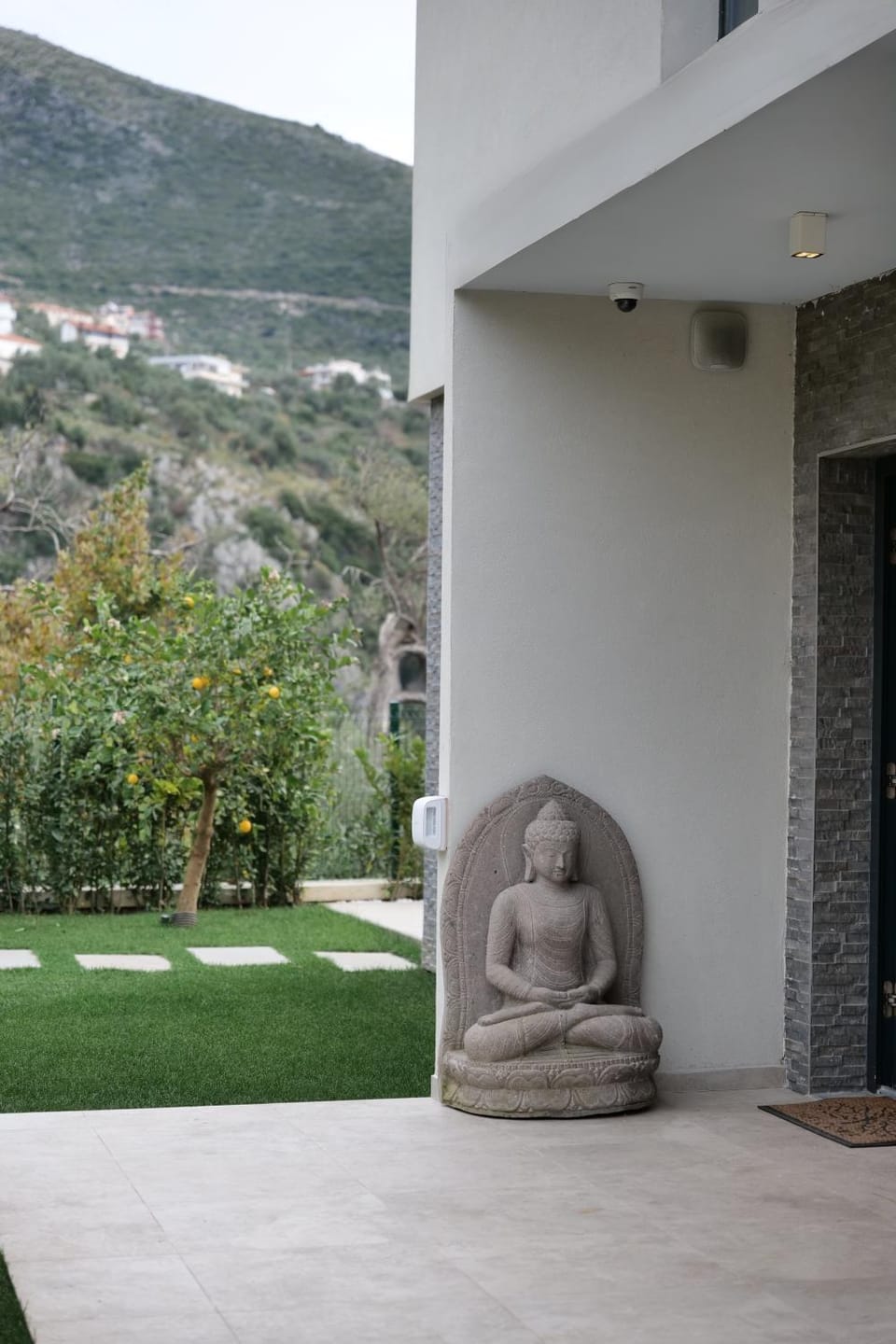 Property building, Natural landscape, Garden, Mountain view