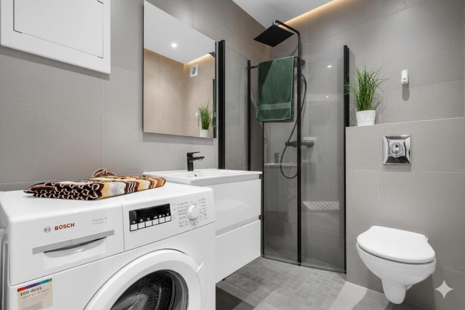 Shower, Bathroom, washing machine