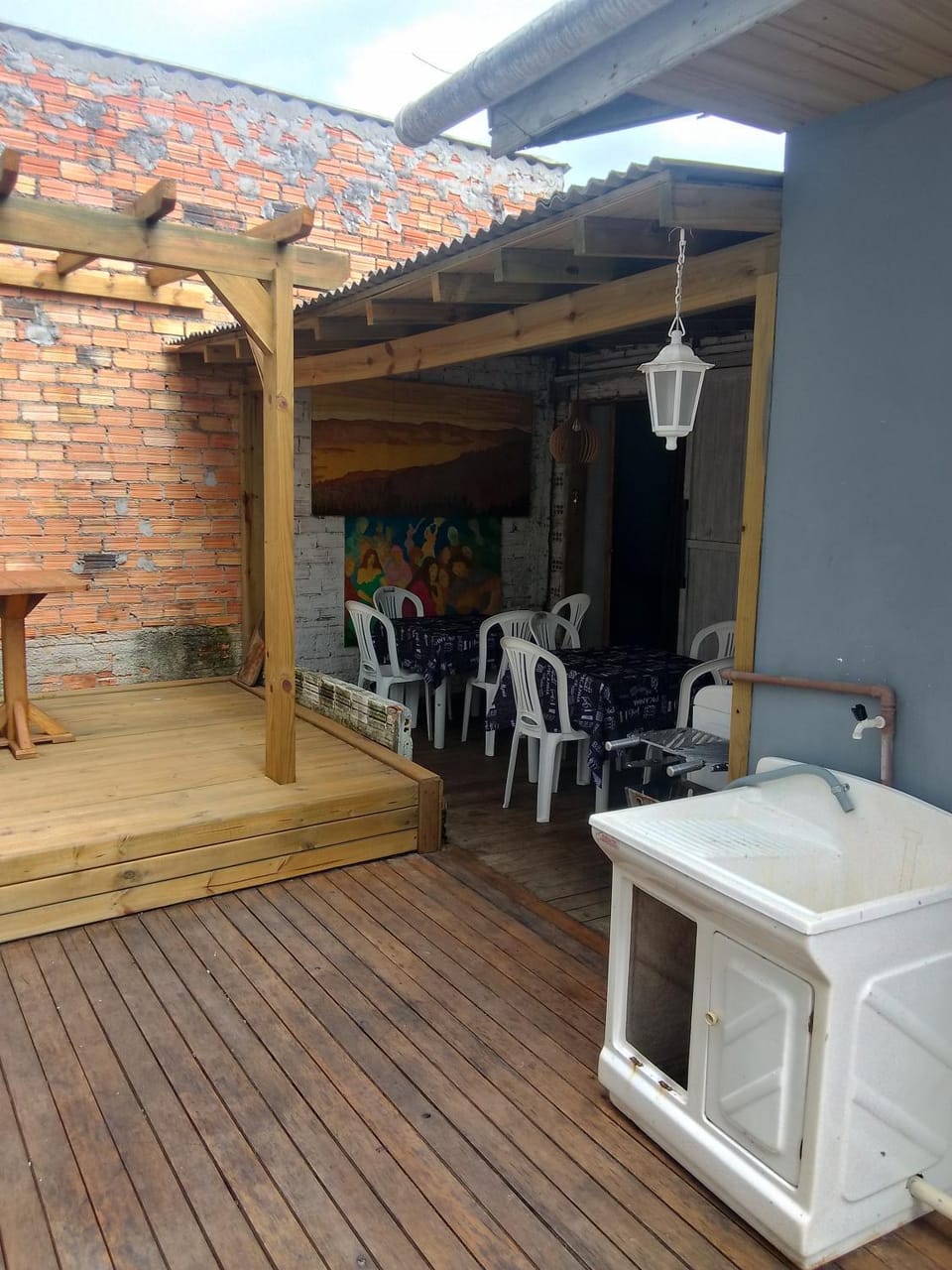 Aconchegante , espaçosa, acomoda 10 pessoas , centralizada perto da praia House in State of Santa Catarina