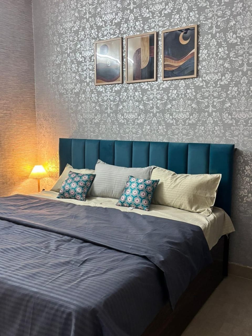 Basera Bloom Elegant 1 Bhk Flat Stunning Night view Apartment in Lucknow