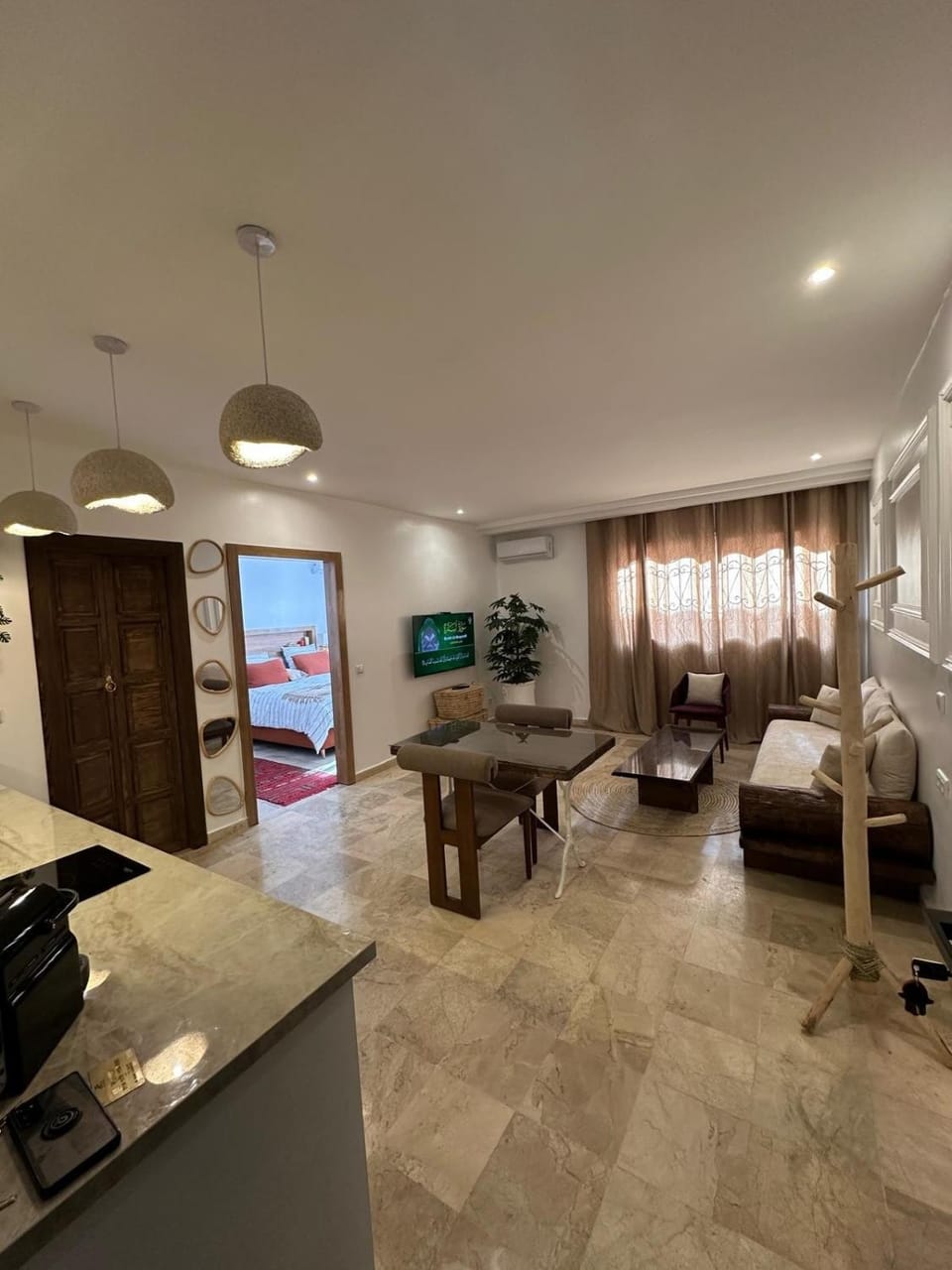 Hébergement Moderne avec Esprit Riad a l'Hivernage Apartment in Marrakesh
