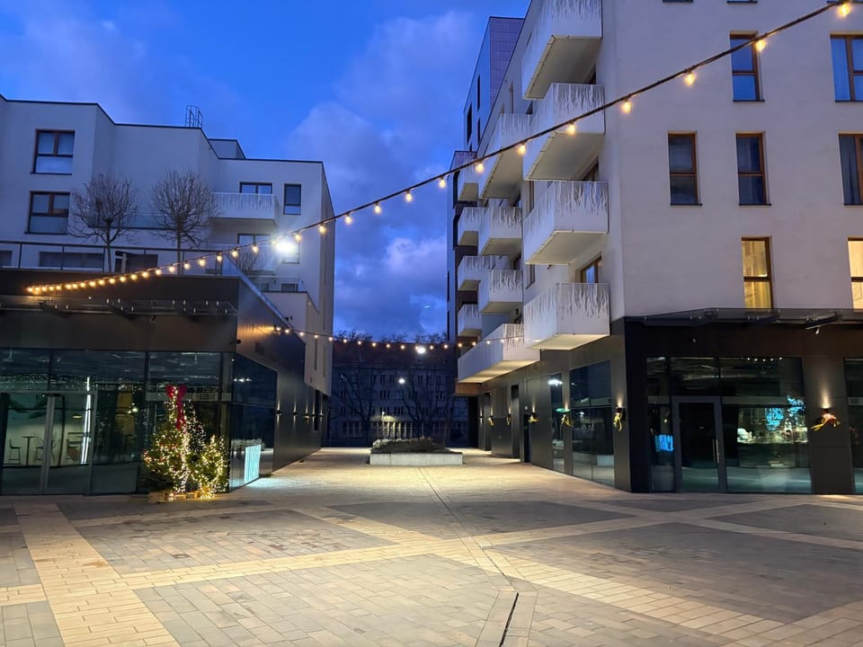 Property building, Night, Neighbourhood, Location