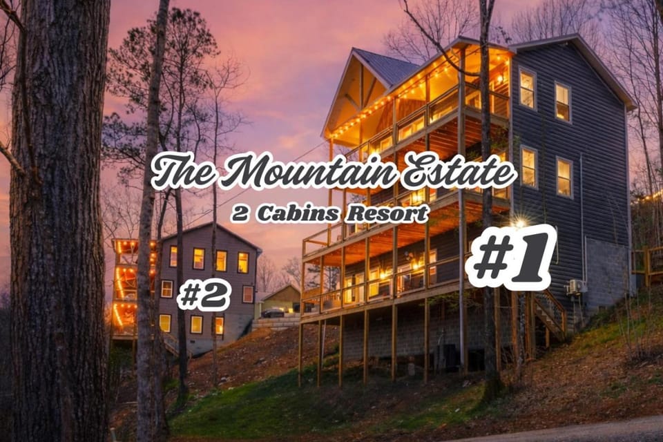Property building, Day, Natural landscape, Text overlay, Mountain view