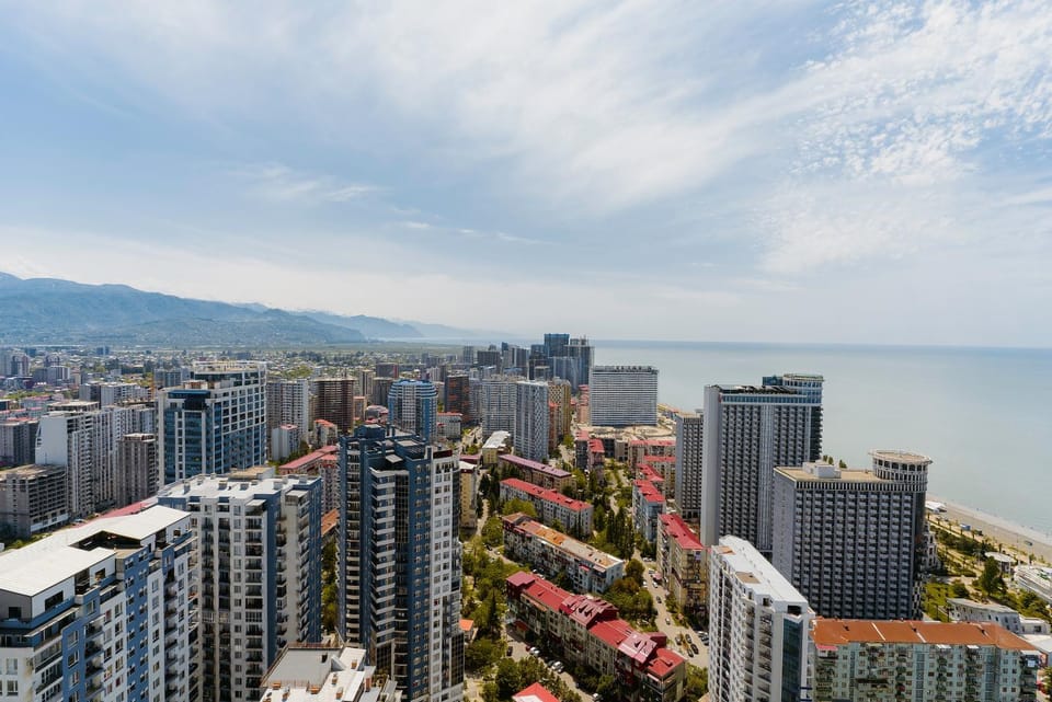 Nearby landmark, Day, Bird's eye view, City view, Mountain view
