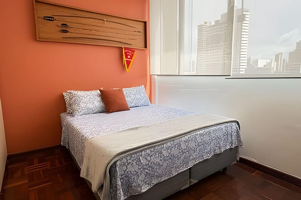 Bed, Photo of the whole room, Bedroom, air conditioner
