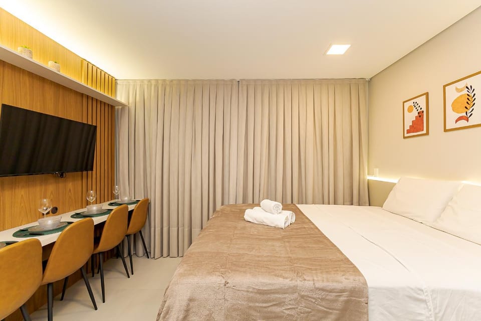 Casa privativa para família com AC e Cama Queen Apartment in Curitiba
