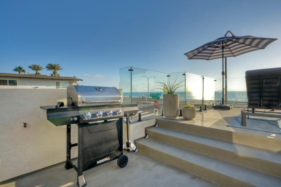 Modern Ocean-View Retreat w/ Firepit & Steps to Carlsbad Beach House in Carlsbad