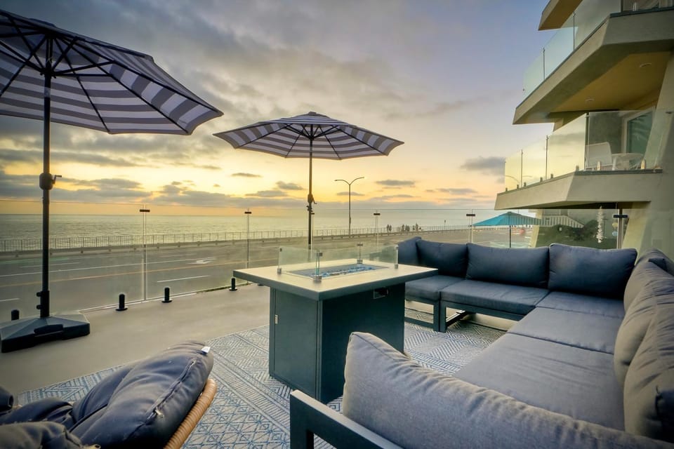 Modern Ocean-View Retreat w/ Firepit & Steps to Carlsbad Beach House in Carlsbad