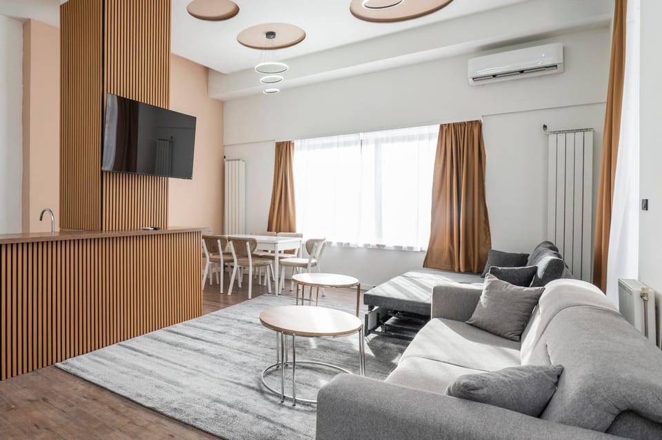 Communal lounge/ TV room, TV and multimedia, Living room, Seating area, Evening entertainment, air conditioner
