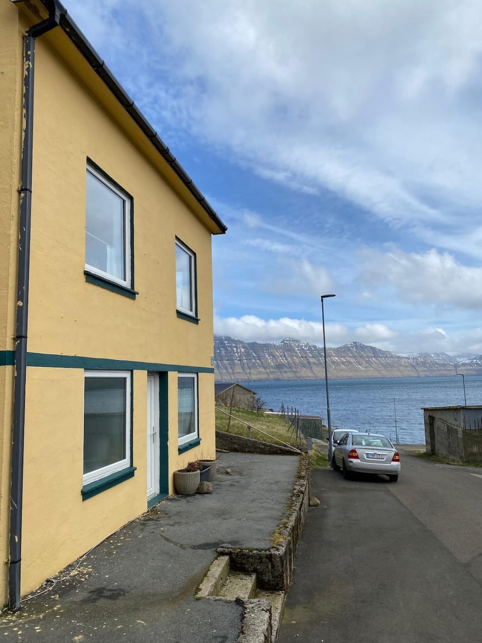 Ocean view from front parquet House in Europe