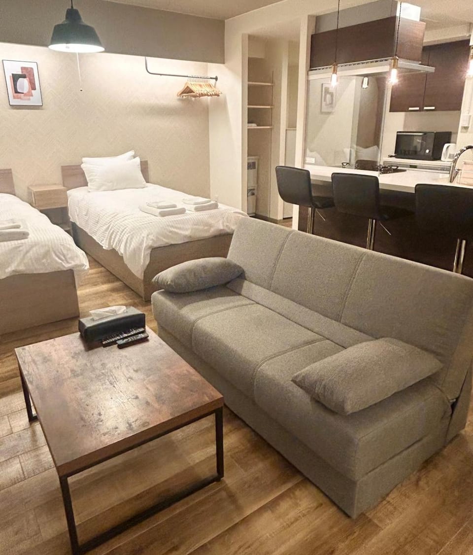 Bed, Living room, Bedroom