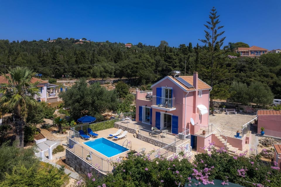 Property building, Living room, Swimming pool