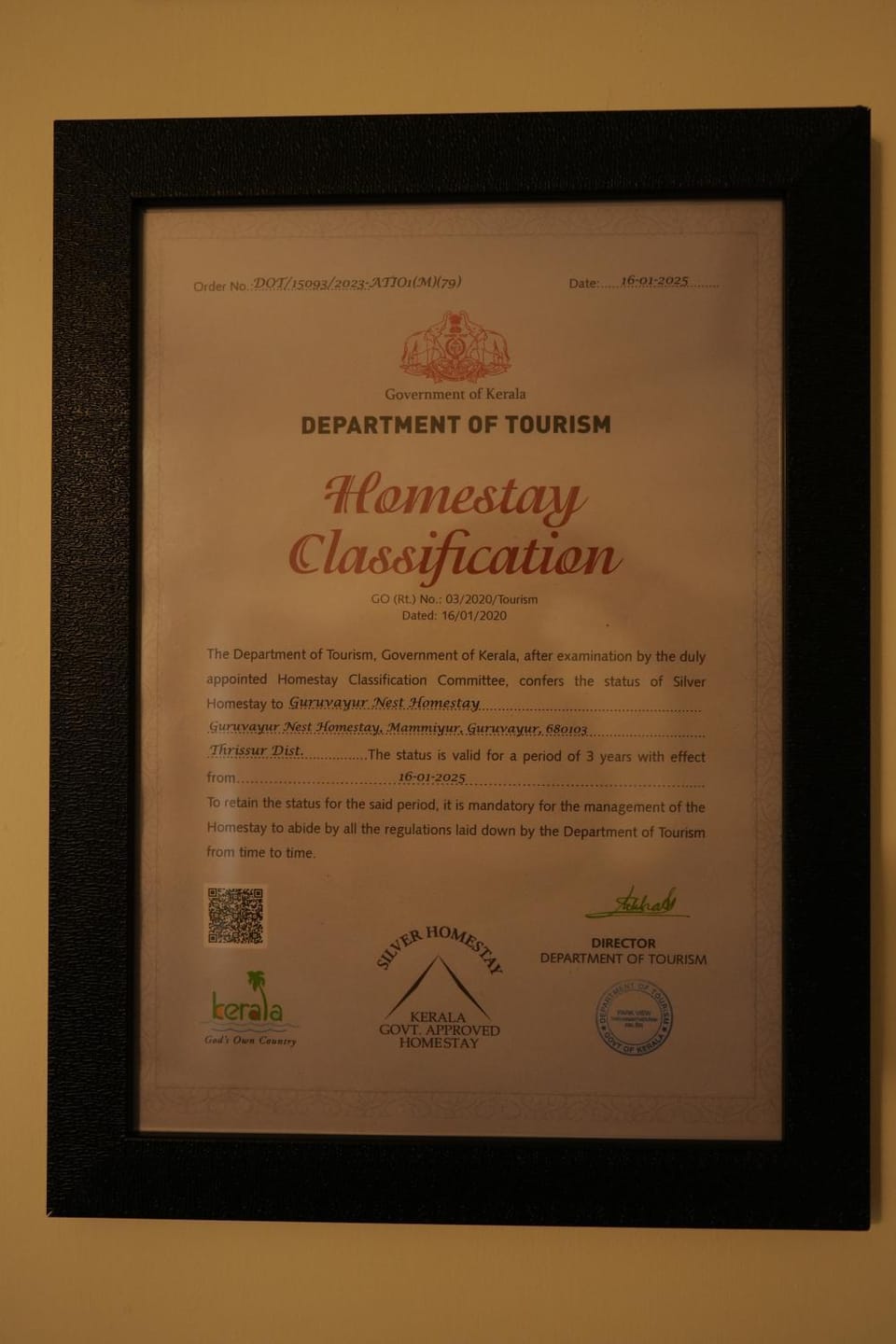 Certificate/Award