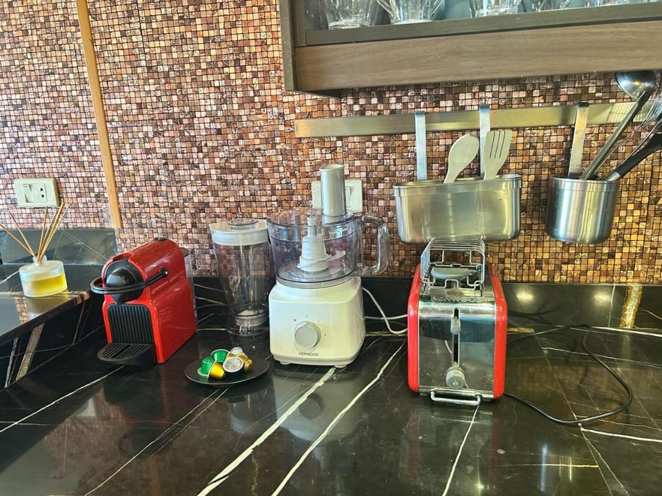 Coffee/tea facilities, Kitchen or kitchenette, toaster