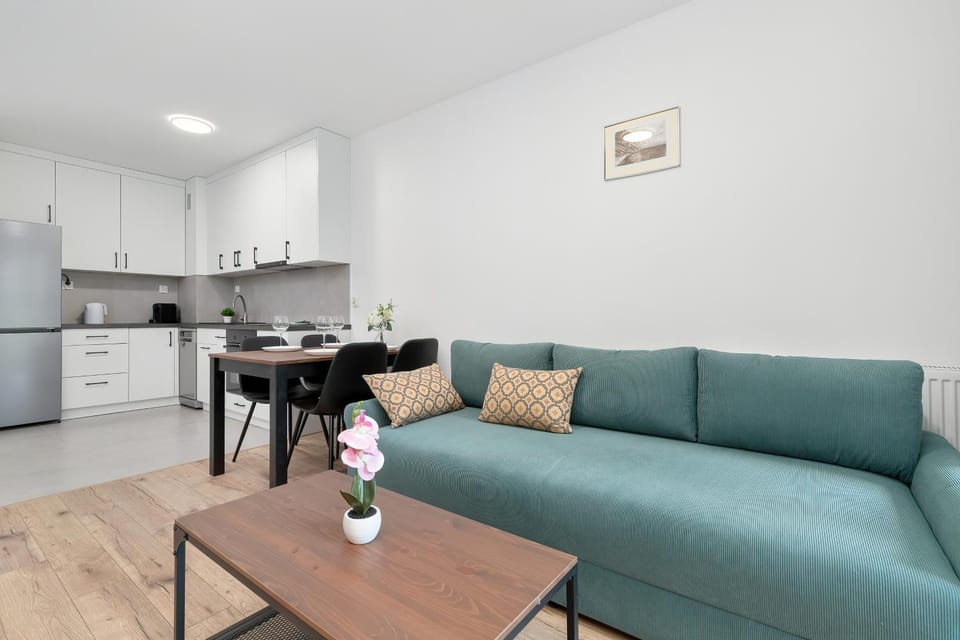 Kitchen or kitchenette, Living room, Dining area