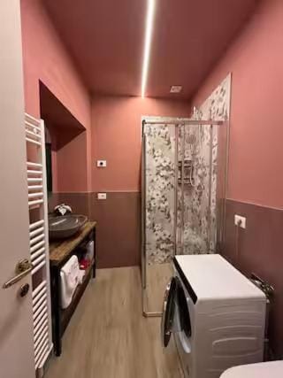 Toilet, Bathroom, washing machine