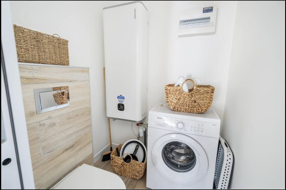 Toilet, heating, washing machine