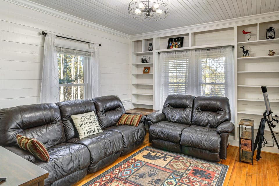 Mtn Views, New River Access & 98 Acres: Galax Gem House in Virginia