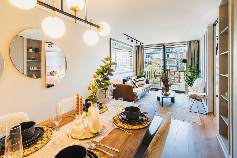 HOM I Metro InesDeSuarez I Providencia I Parking Apartment in Providencia