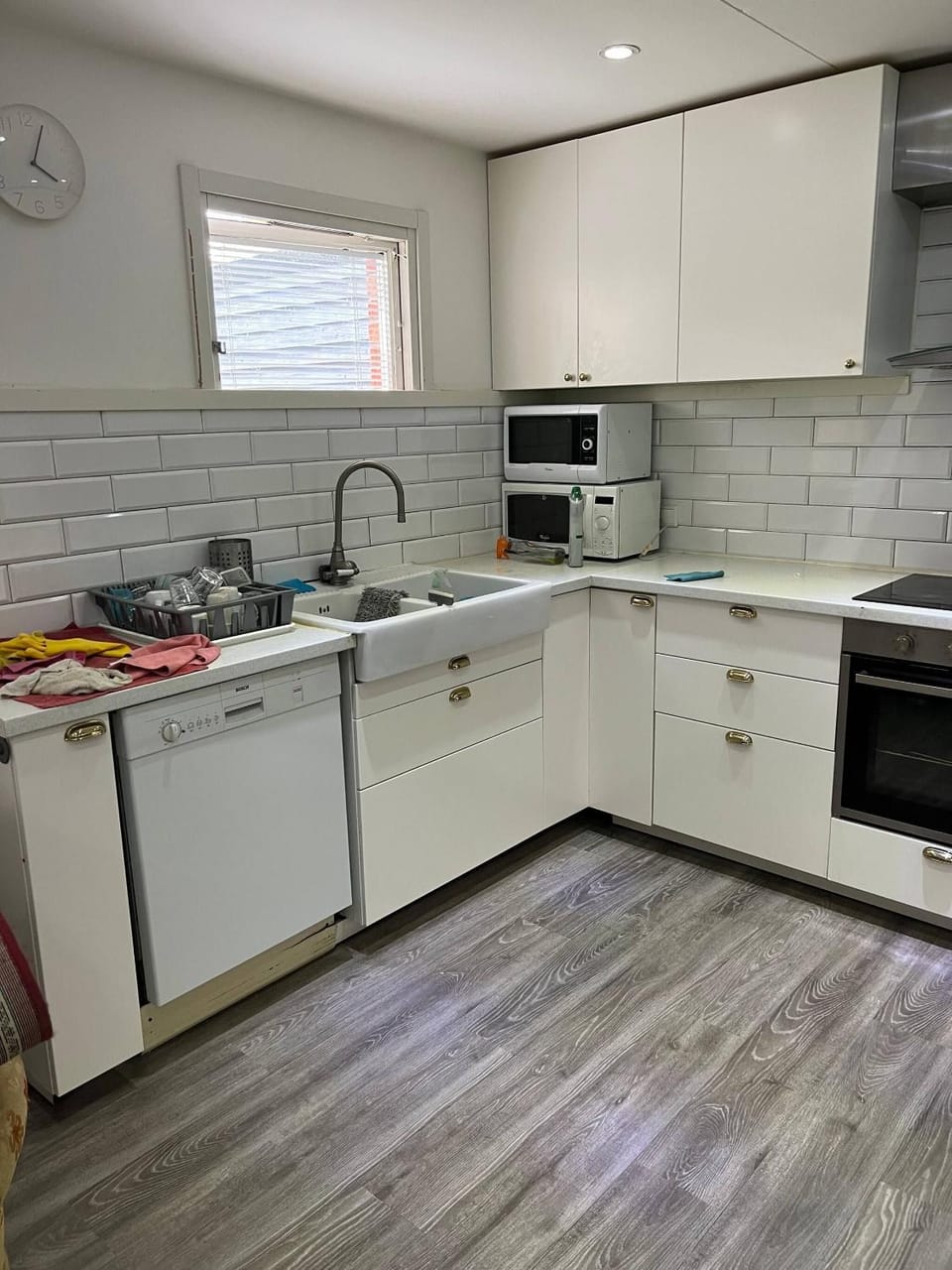 microwave, oven, kitchen