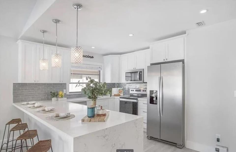 New listing! Everything is new! Private home w/ salt water pool and spa House in Naples Park
