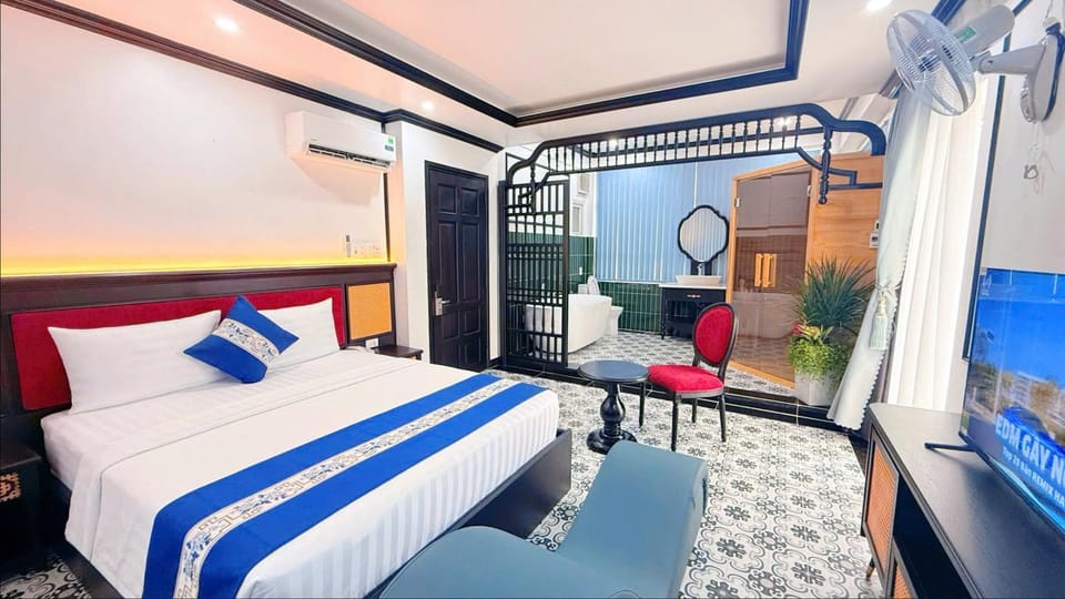 Bed, Steam room, Balcony/Terrace