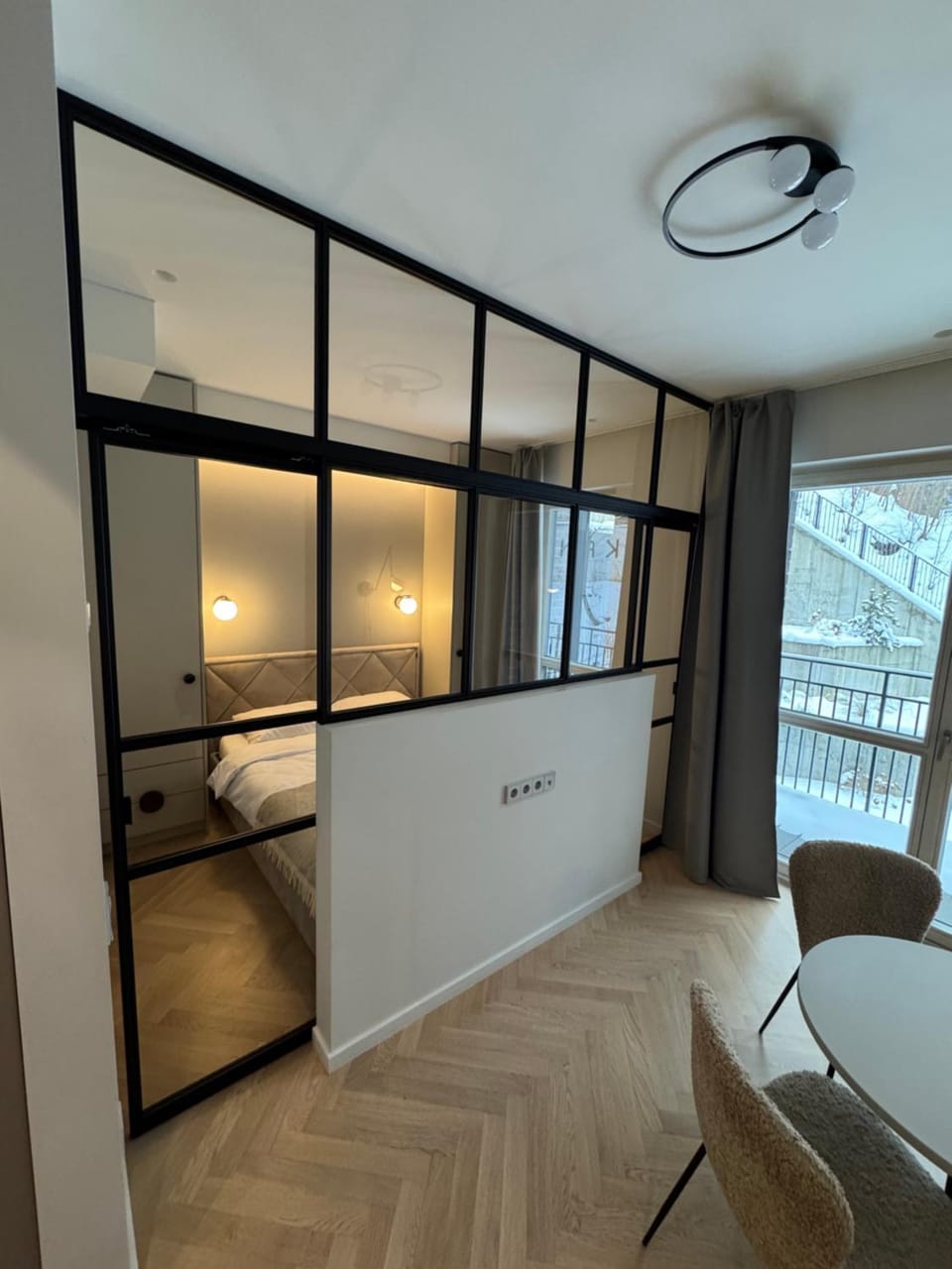 New Cozy Designer Apartment in Uzupis Walk to Old Town in a Luxury Building Garden View Balcony Apartment in Vilnius