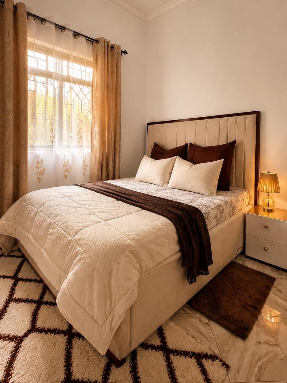 Bed, Photo of the whole room, Bedroom, wardrobe