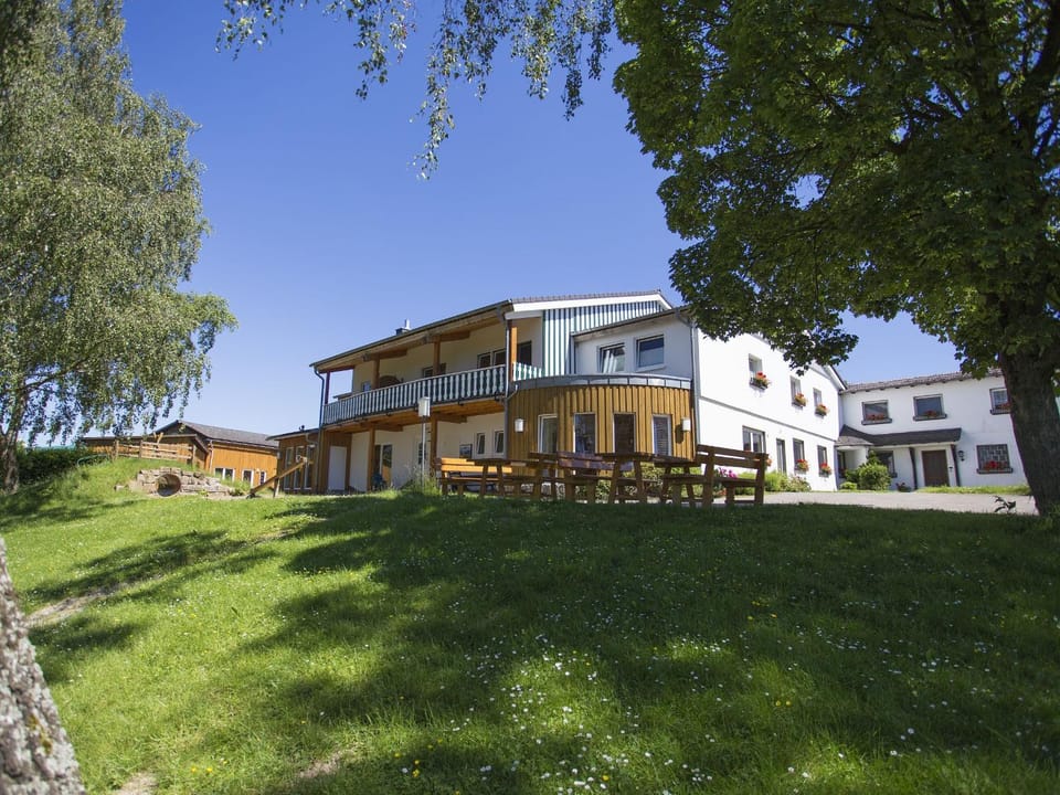 Property building, Garden view