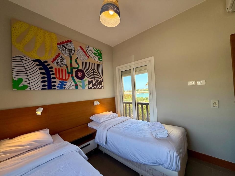 Scenic 2BR Ground Floor - Free Pool& Lagoon Access In ElGouna Apartment in Hurghada
