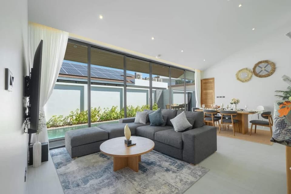 Seaside New 3BR Pool Villa 2-Min Walk to Bangtao Beach l Villa Belplaya Phuket, Bangtao Villa in Choeng Thale