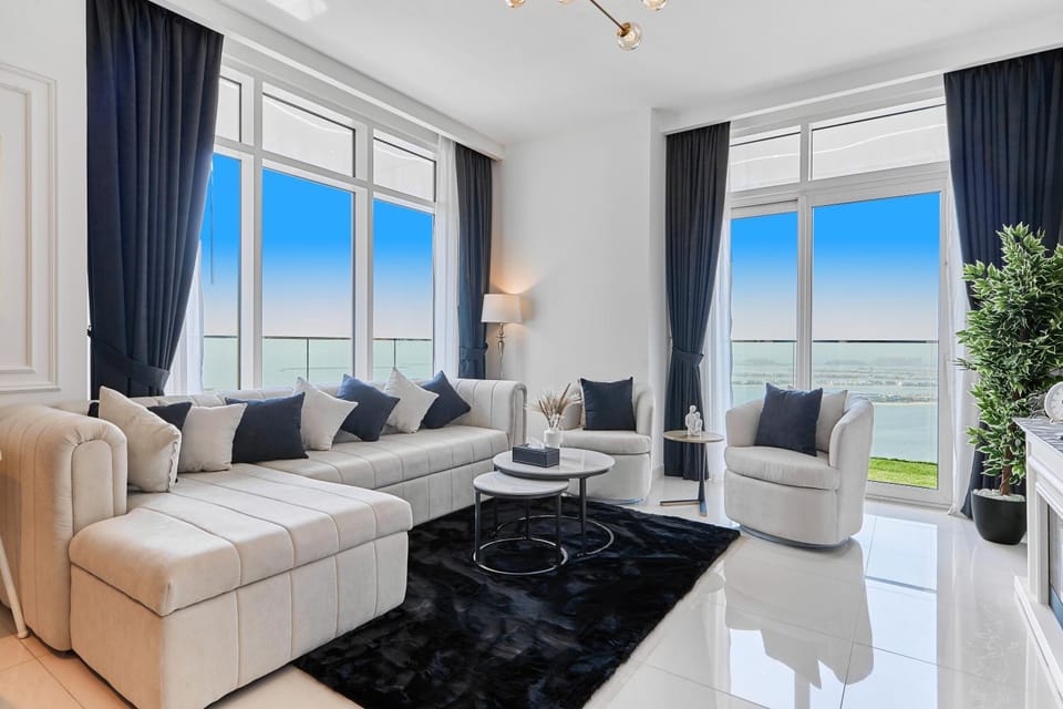 Natural landscape, Living room, Seating area, Sea view