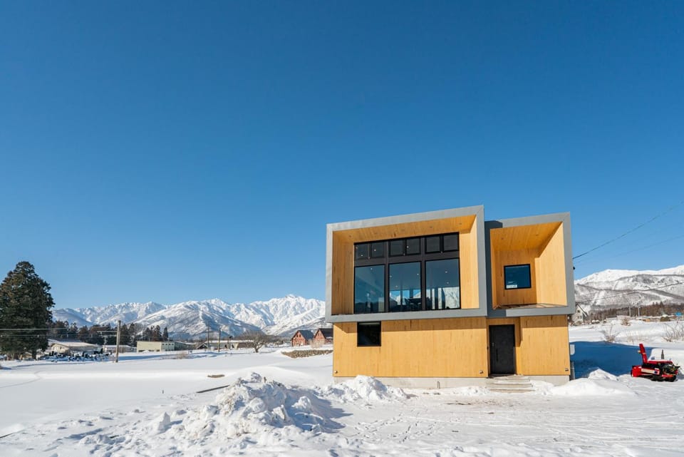 Property building, Day, Winter, Mountain view