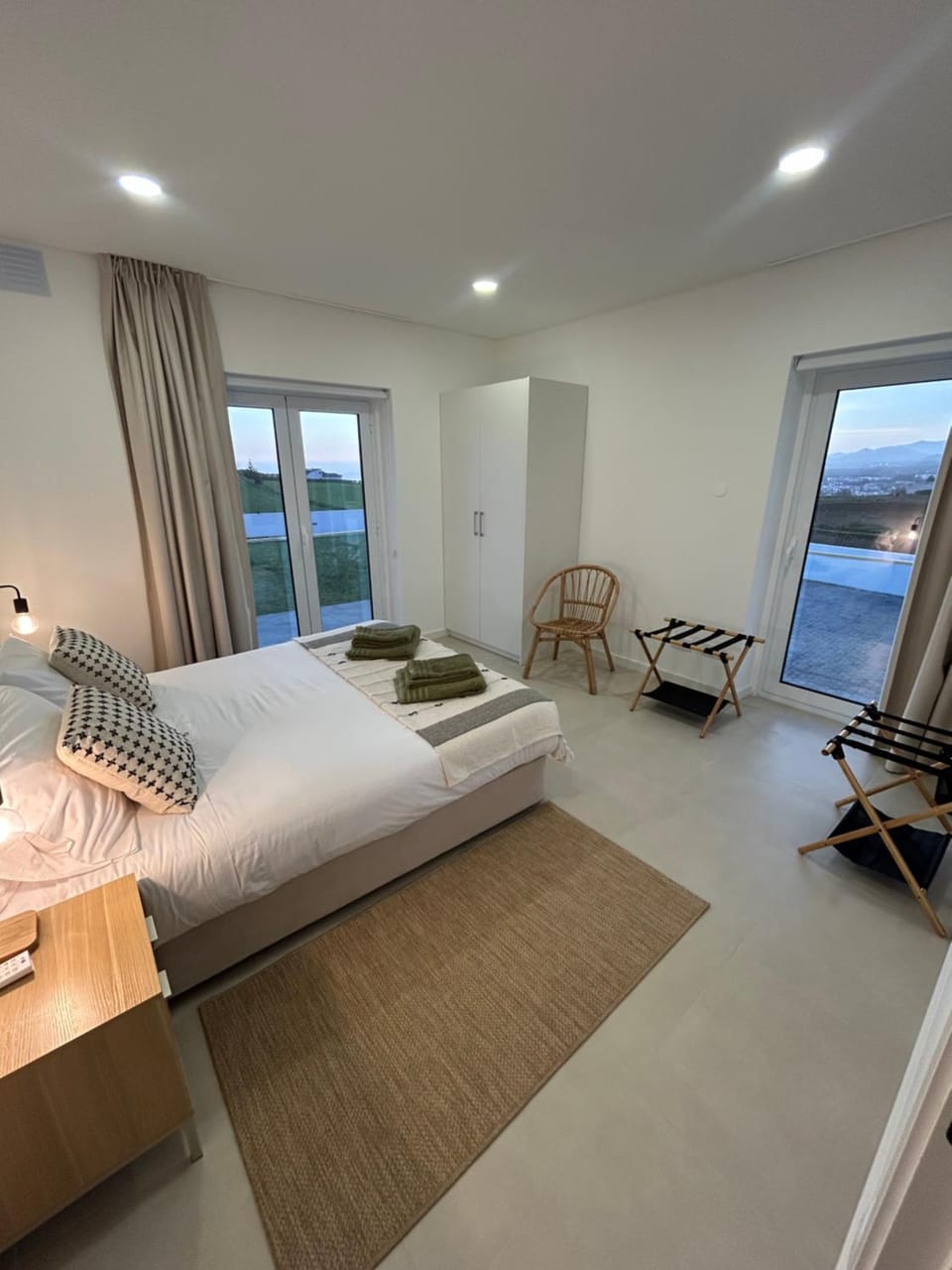 Bed, Natural landscape, Bedroom