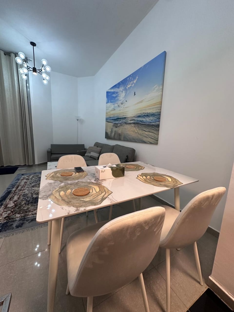Living room, Seating area, Dining area