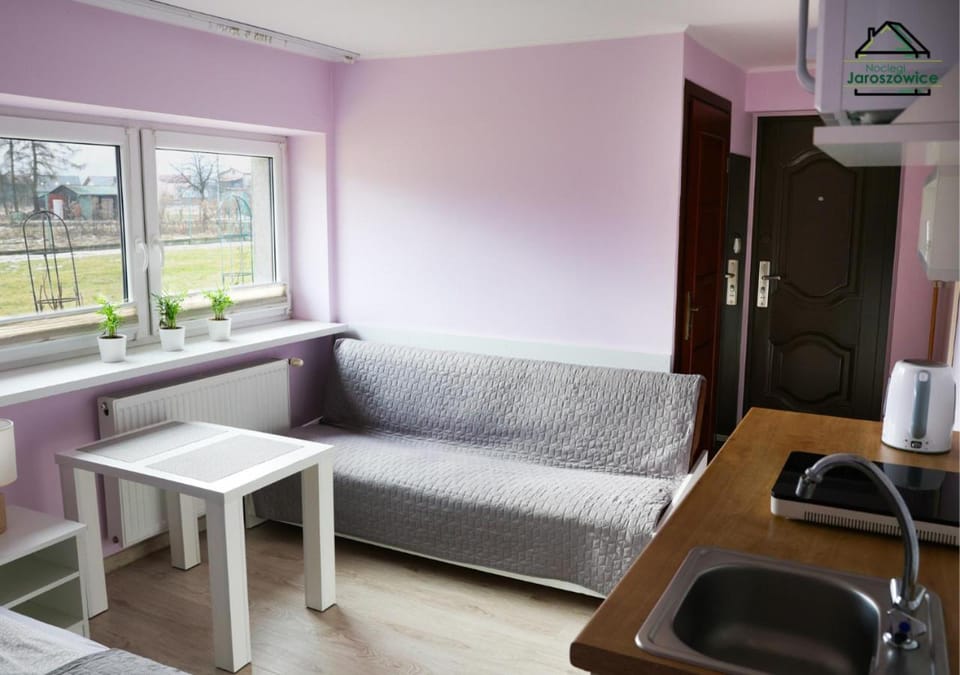 Kitchen or kitchenette, Living room, Seating area, air conditioner