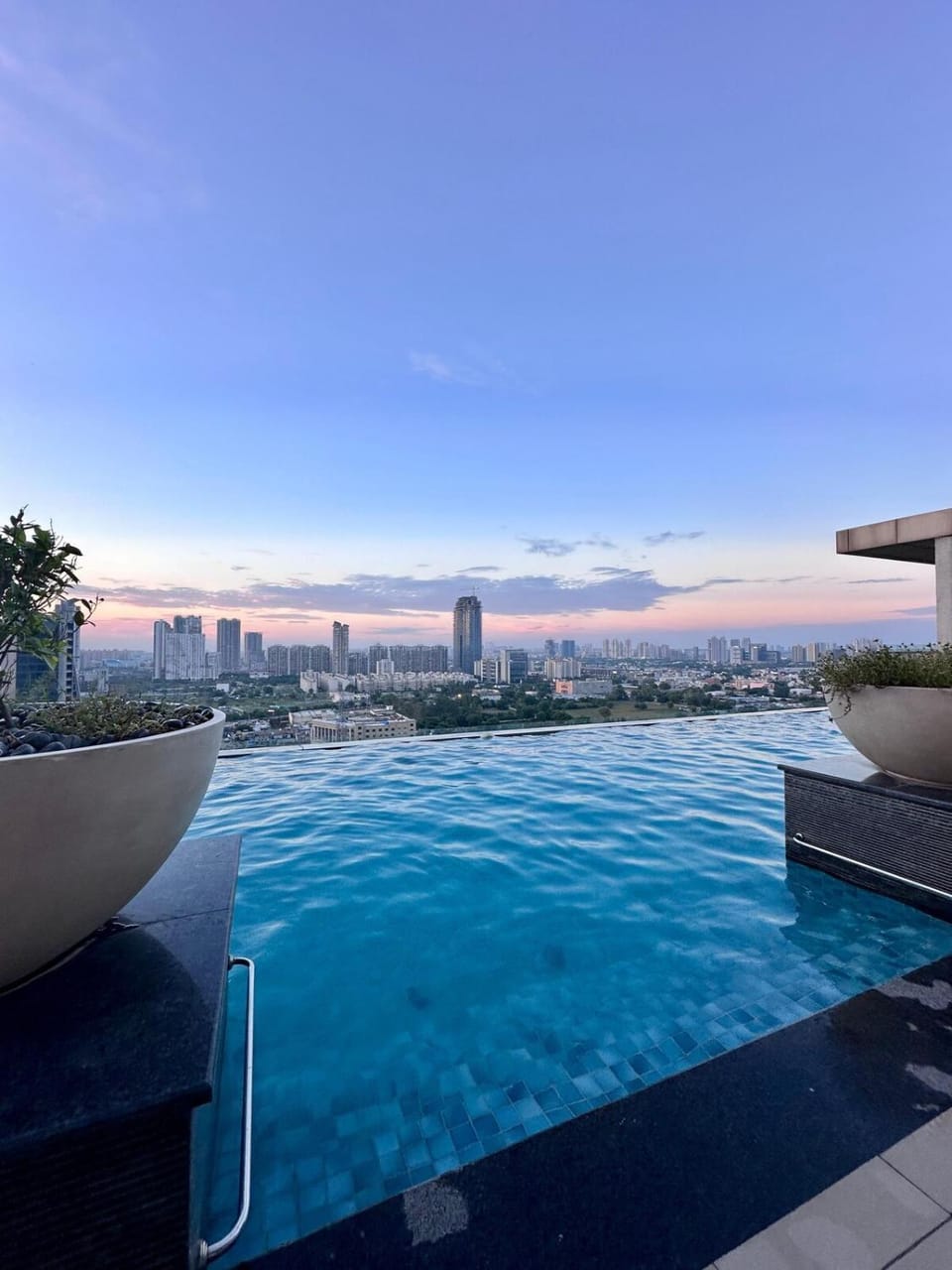 High Rise Floral Private Jacuzzi with Garden Patio Apartment in Gurugram