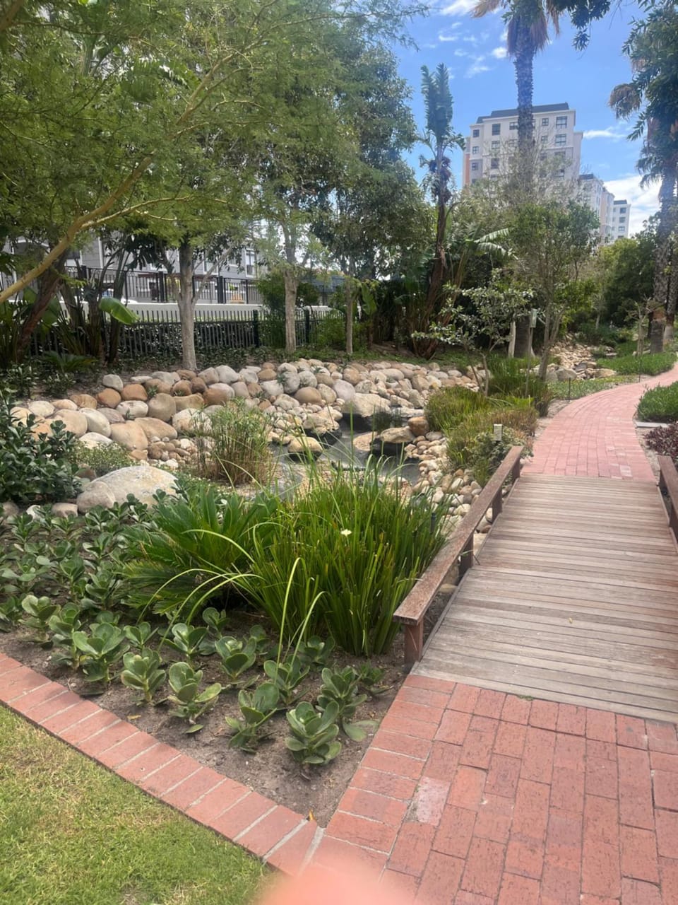Property building, Garden