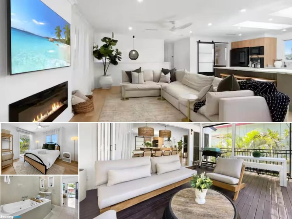 Luxe Family Retreat - Private Pool - Ping Pong Table - Rooftop Terrace - 400m from Golden Beach House in Golden Beach
