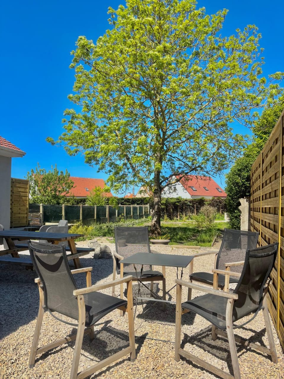 Patio, Spring, Day, Garden, Garden view